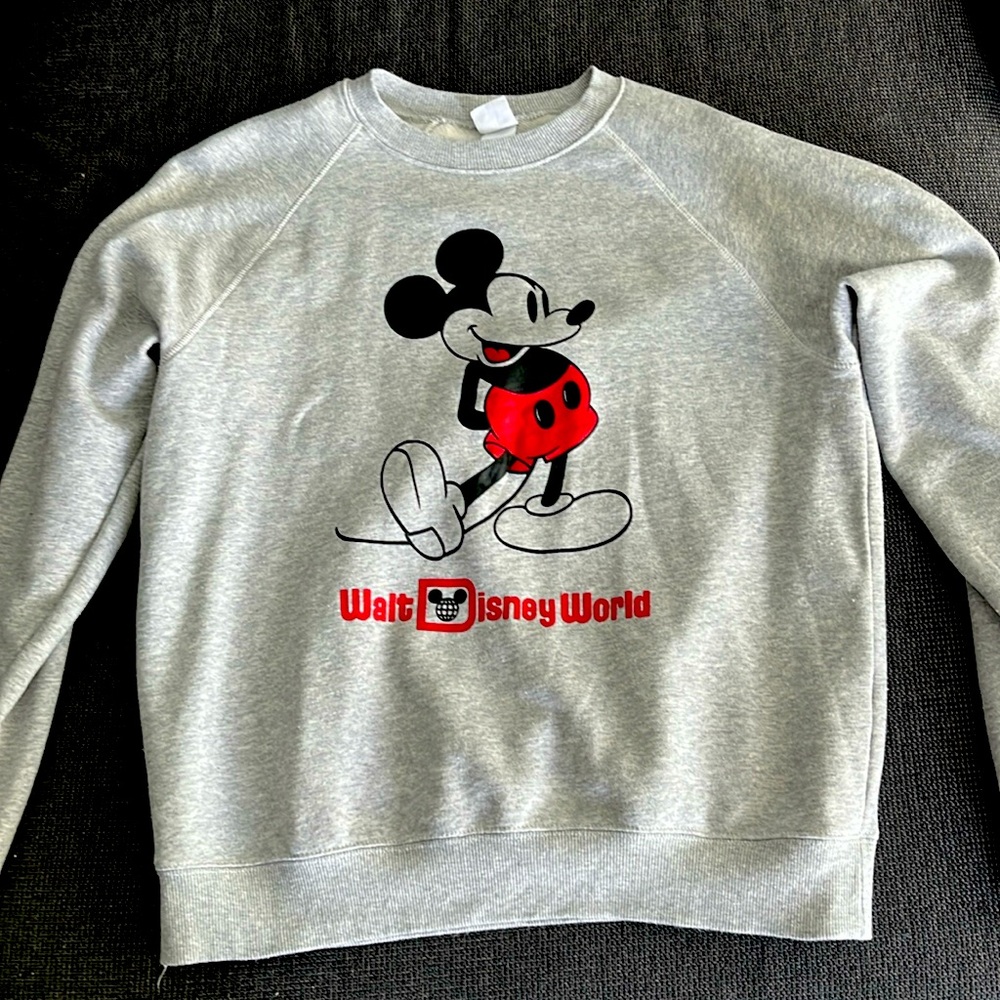 DISNEY PARKS Walt Disney World Pullover Crewneck Sweatshirt WDW